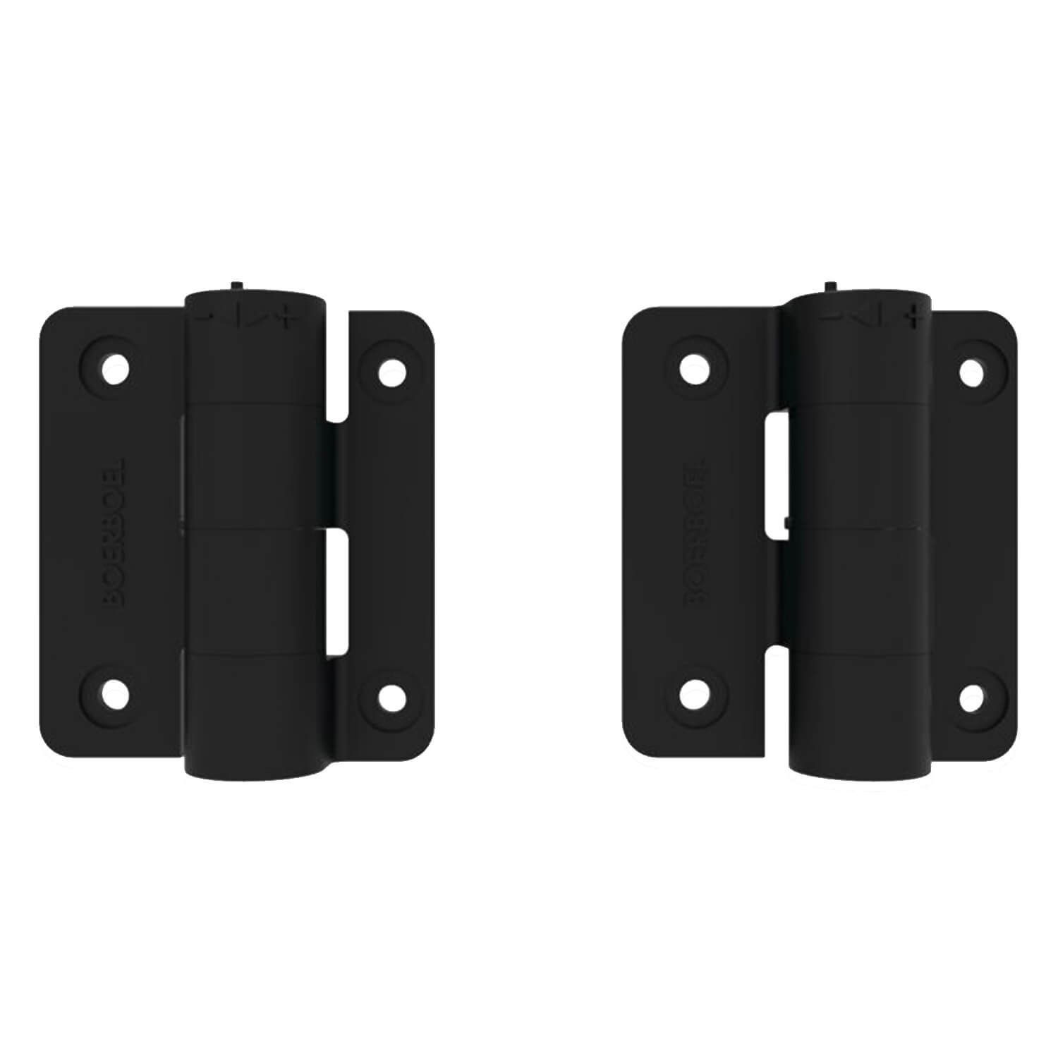 Compact Al Butterfly Hinge - Black