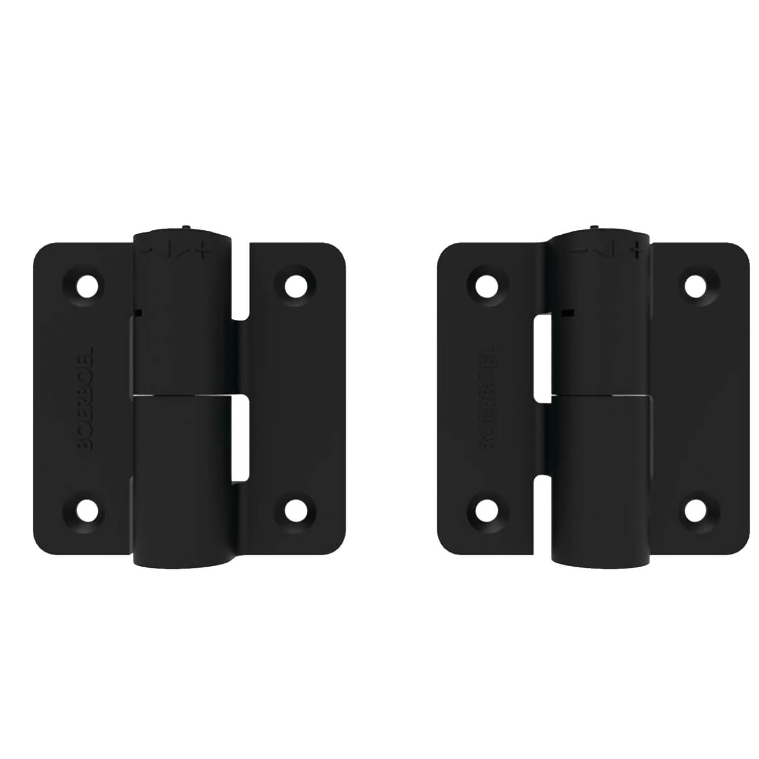 Compact Al Butterfly Hinge - Black