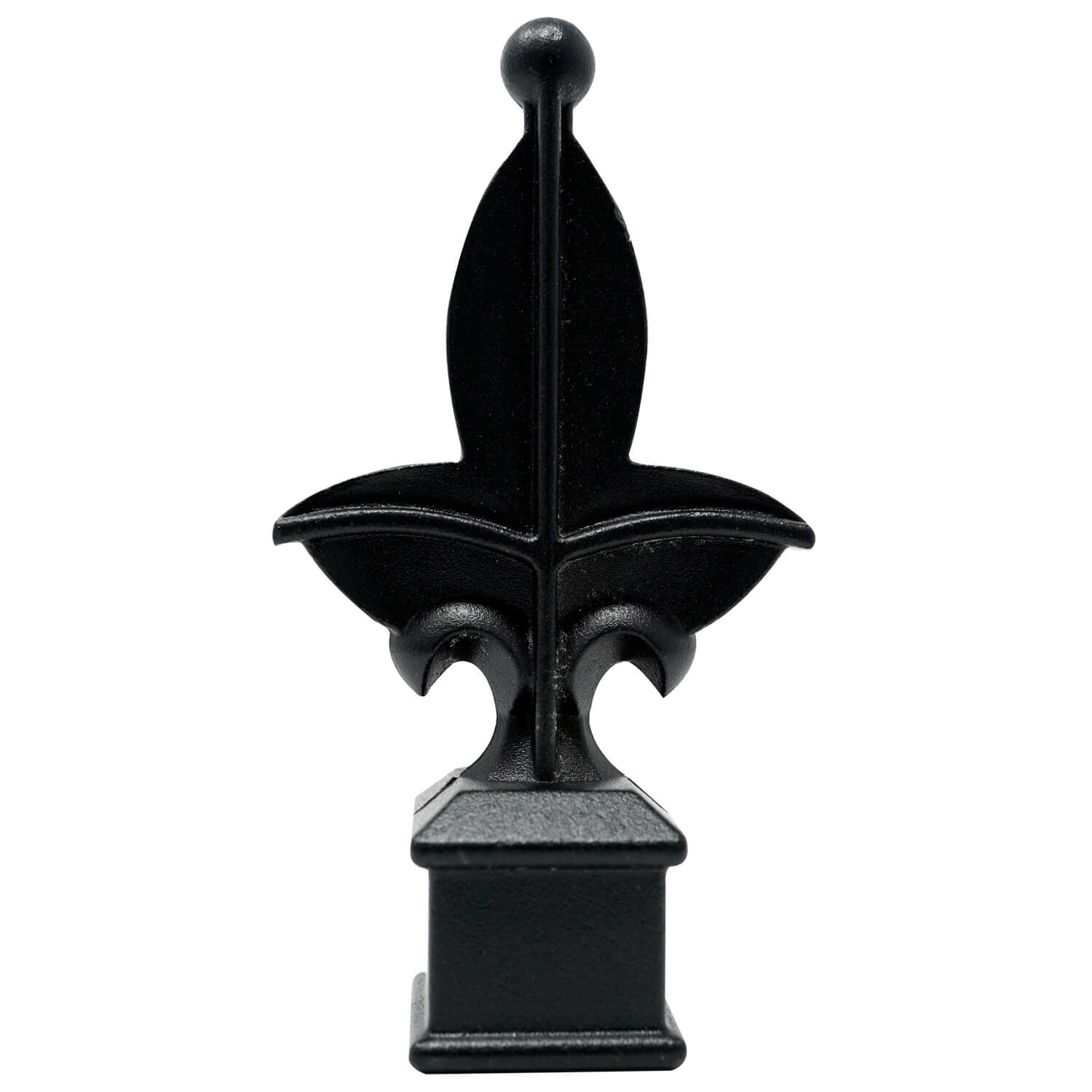 Fleur De Lis Matte Black .75