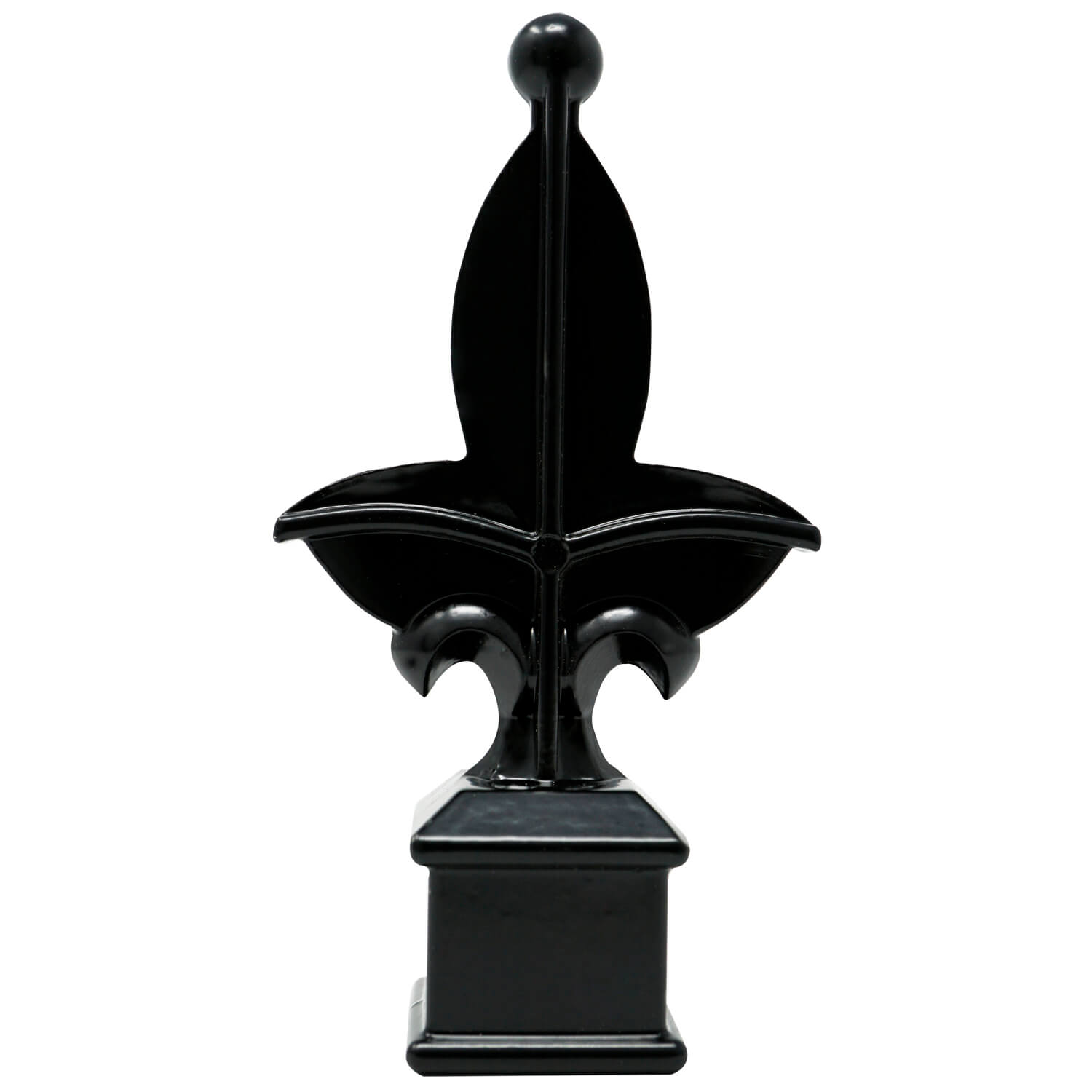 Fleur De Lis Black .75